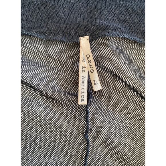 PETE Lightweight Sheer Witchy Whimsigoth Tie Wrap Drape Cardigan Womens Sz Lrg - Picture 5 of 9